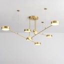 Loft Industry Modern - Line Disks Chandelier